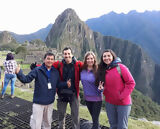 Part of the group in Machu Picchu